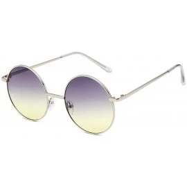 Aviator Sunglasses 2019 New Retro Metal Round Frame Colorful UV400 Outdoor Leisure 6 - 5 - CP18YZU336E $16.62