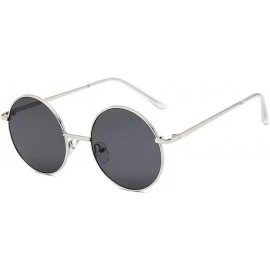 Aviator Sunglasses 2019 New Retro Metal Round Frame Colorful UV400 Outdoor Leisure 6 - 5 - CP18YZU336E $8.42