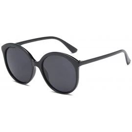Oversized 2019 Candy Colors Sunglasses Women Retro P Glasses Sun Glasses UV400 Yellow - Black Gray - C318Y3O6AY2 $18.00