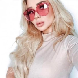 Oversized 2019 Candy Colors Sunglasses Women Retro P Glasses Sun Glasses UV400 Yellow - Black Gray - C318Y3O6AY2 $10.08