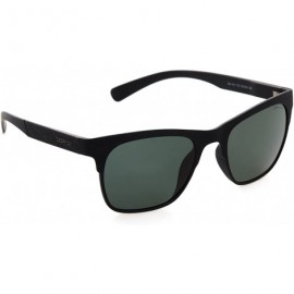 Wayfarer Made In ITALY Men's Polarized Vintage Sunglasses DS1511 - Matte Black - C2189NZZM98 $55.77