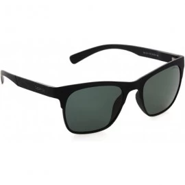 Wayfarer Made In ITALY Men's Polarized Vintage Sunglasses DS1511 - Matte Black - C2189NZZM98 $21.30