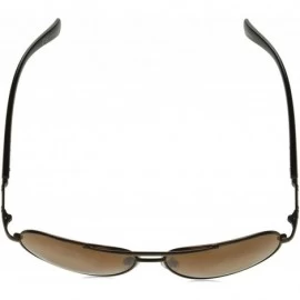 Aviator Men's S03982 Polarized Aviator Sunglasses- Bronze/Brown- 60 mm - CQ184THHDYK $55.21