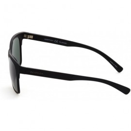 Wayfarer Made In ITALY Men's Polarized Vintage Sunglasses DS1511 - Matte Black - C2189NZZM98 $21.30