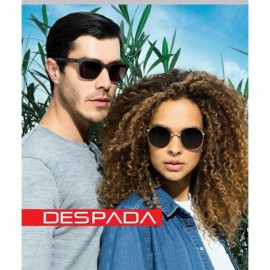 Wayfarer Made In ITALY Men's Polarized Vintage Sunglasses DS1511 - Matte Black - C2189NZZM98 $21.30