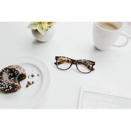 Square Reading Glasses The Red BReader- Plastic Retro Square Style for Men and Women - Dark Tortoise - C111DQG7NV1 $15.69