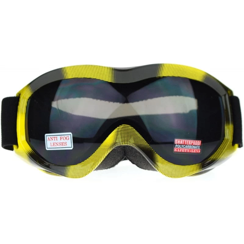 Goggle Ski Snowboard Goggles Anti Fog Shatter Proof Lens Winter Sports Wear - Yellow - CY18690UCOE $26.04