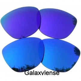Oversized Replacement Lenses Frogskins Blue&Purple Color Polarized 2 Pairs-! - Blue&purple - CT125VKJ9UH $25.72