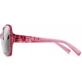 Square Sunglass Warehouse Haddington - Polarized Plastic Square Women's Full Frame Sunglasses - CH12O8QFI6A $26.33