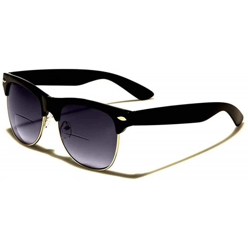 Square Vintage Retro 80s Fashion Bifocal 3.25 Reading Sunglasses - CN18N859AQQ $29.91