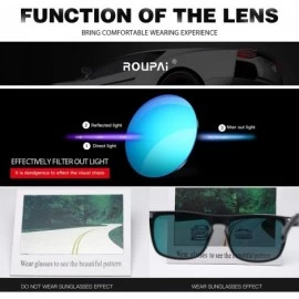 Sport Polarized Sunglasses TR90 Unbreakable Frame for Men Women 6018R - Orange - CA18RQHGWTL $31.02