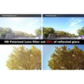 Rectangular Pilot Style Polycarbonate Lens Polarized Metal Frame Spring Hinges Sunglasses - Black/Blue Mirror - CL186L9NZXU $...