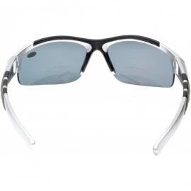 Semi-rimless Unisex Sports Bifocal Half Rimless Sunglasses For Running Fishing - Silver - CC18CL2MR3Y $15.73