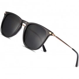 Sport Polarized Sunglasses Protection Lightweight - Rectangular Black Frame / Black Lens - CW18XWHS50L $42.16