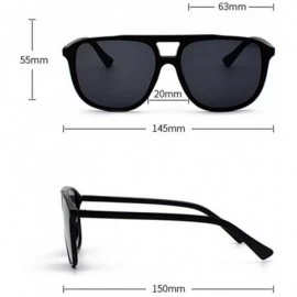 Butterfly Polarized Sunglasses Gradient Colorful Mirrored - Yellow - CX196HGL32X $16.96