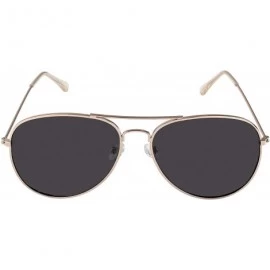 Aviator Aviator Men and Women Polarized Sunglasses Metal Frame with UV400 - CD18H9RX5QI $18.79