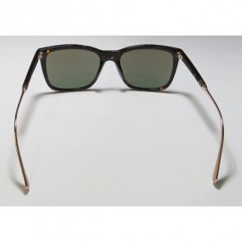 Rectangular Sunglasses 2030 52Q dark havana/green mirror - C6180MHMSDO $32.32