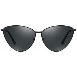 Goggle Ladies Sunglasses Metal Triangle Sunglasses Fashion Cat Glasses Ocean Sunglasses 8712 - CL18TKL0MGM $9.95