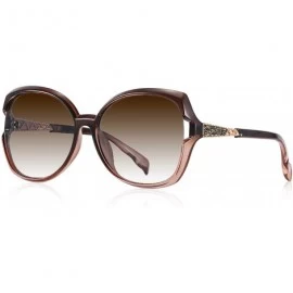 Oversized Sunglasses for Women - Polarized Eyewear with Retro Oversized Frame-UV400 Protection Nylon Lens-- CW18WUR34KG $40.42