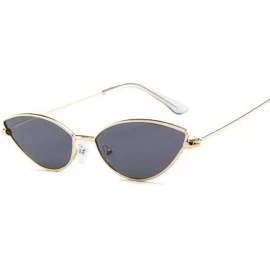 Cat Eye Sunglasses Cateye Glasses Female Vintage - Goldgray - C8199EL3GE6 $31.13