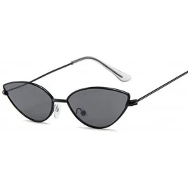 Cat Eye Sunglasses Cateye Glasses Female Vintage - Goldgray - C8199EL3GE6 $20.34