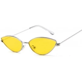 Cat Eye Sunglasses Cateye Glasses Female Vintage - Goldgray - C8199EL3GE6 $31.13