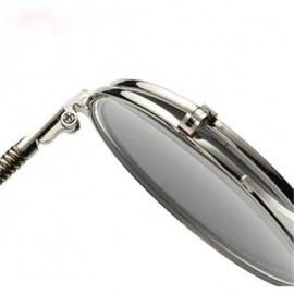 Round Steampunk Gothic Sunglasses Men Women Round Designer Silver Blue As Picture - Black Gray - CO18XE0HUDU $17.97