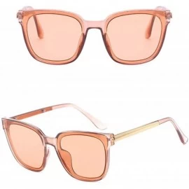 Square Classic style Square Sunglasses for Women AC PC UV400 Sunglasses - Pink - CK18SZUHQEI $12.20