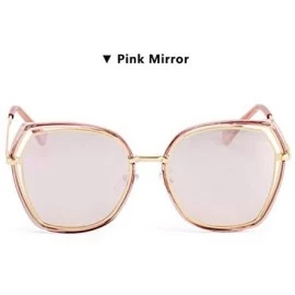 Aviator Sunglasses Hollow Film Sunglasses Women's Polarizing Sunglasses - C - CK18QO9GSO3 $35.56