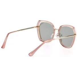 Aviator Sunglasses Hollow Film Sunglasses Women's Polarizing Sunglasses - C - CK18QO9GSO3 $35.56