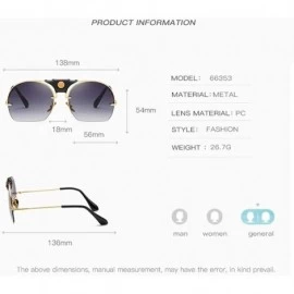 Sport Fashion Women Sunglasses Metal Frame Shades Casual Sunglasses Integrated UV Glasses - A - C918TQULLMU $15.83