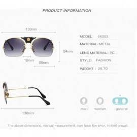 Sport Fashion Women Sunglasses Metal Frame Shades Casual Sunglasses Integrated UV Glasses - A - C918TQULLMU $10.13