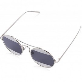 Square Retro Metal Frame Polarized Sunglasses - CC18HT2RGNE $13.15