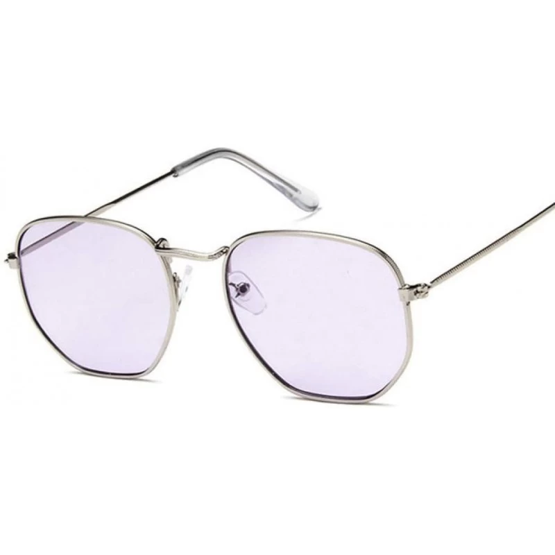 Square Vintage Sunglasses Classic Eyewear - Purple - CF198O66TNA $47.25