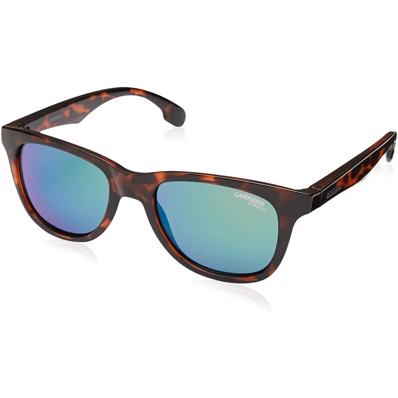 Sport Carrerino 20 Rectangular Sunglasses - Dark Havana/Polarized Green - CC18KRGGURK $87.30