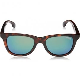 Sport Carrerino 20 Rectangular Sunglasses - Dark Havana/Polarized Green - CC18KRGGURK $37.42