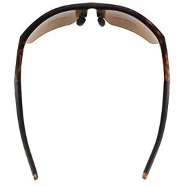 Sport Retro Mens Womens Sports Half-Rimless Bifocal Sunglasses - Matte Tortoise - CZ189AI063N $24.05