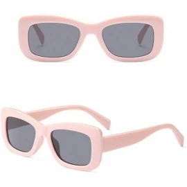 Wayfarer Fashion Rectangle UV Protection Sunglasses for Women Swimming Pool Driving - Pink - C418G7Y677N $18.73