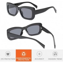 Wayfarer Fashion Rectangle UV Protection Sunglasses for Women Swimming Pool Driving - Pink - C418G7Y677N $18.73