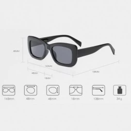 Wayfarer Fashion Rectangle UV Protection Sunglasses for Women Swimming Pool Driving - Pink - C418G7Y677N $18.73