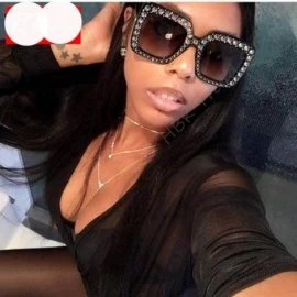 Aviator 2019 Sunglasses Women Square Large Frame Classic Vintage Outdoor T Black Gray - Black Pink - C918Y2OZ3XE $17.29