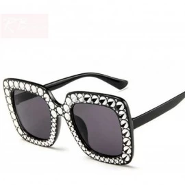 Aviator 2019 Sunglasses Women Square Large Frame Classic Vintage Outdoor T Black Gray - Black Pink - C918Y2OZ3XE $9.11