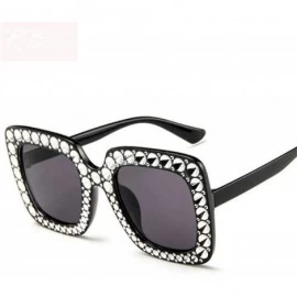 Aviator 2019 Sunglasses Women Square Large Frame Classic Vintage Outdoor T Black Gray - Black Pink - C918Y2OZ3XE $17.29