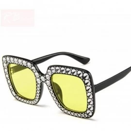 Aviator 2019 Sunglasses Women Square Large Frame Classic Vintage Outdoor T Black Gray - Black Pink - C918Y2OZ3XE $9.11