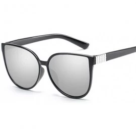 Cat Eye Sunglasses Fashion Glasses Sunglass - Silver - CD198UDUGTR $19.50
