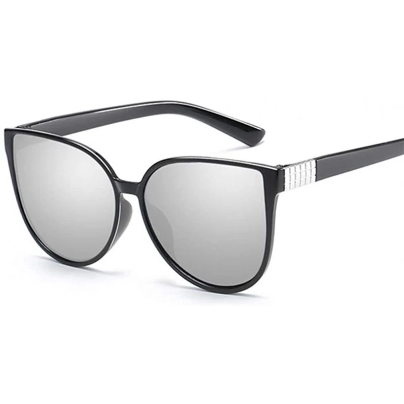Cat Eye Sunglasses Fashion Glasses Sunglass - Silver - CD198UDUGTR $9.22
