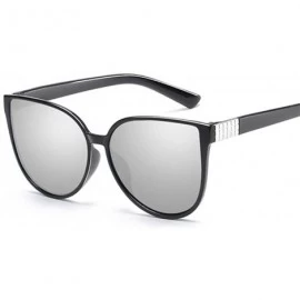 Cat Eye Sunglasses Fashion Glasses Sunglass - Silver - CD198UDUGTR $9.22