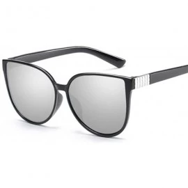 Cat Eye Sunglasses Fashion Glasses Sunglass - Silver - CD198UDUGTR $19.50