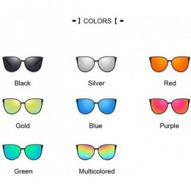 Cat Eye Sunglasses Fashion Glasses Sunglass - Silver - CD198UDUGTR $21.61