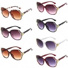 Aviator Mens Womens Rose Big Frame Sunglasses Retro Eyeglasses Eyewear (as picture show - Multicolor A) - C218EOOCDGC $19.99
